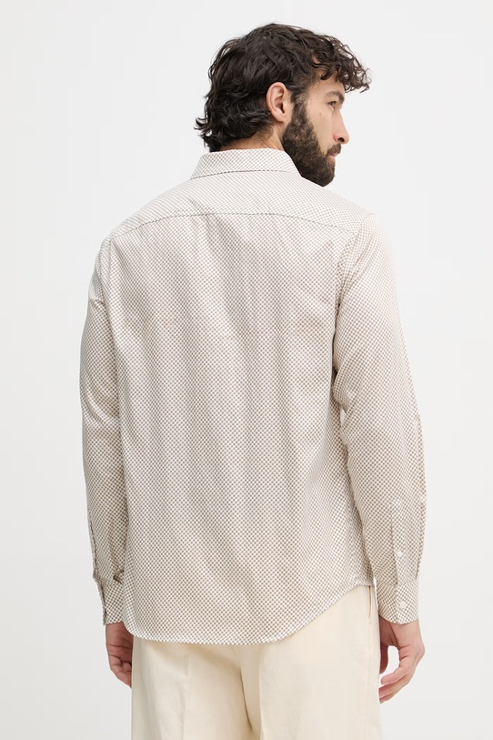 Одежда Armani Exchange рубашка для мужчин из хлопка XM001942.AF19194 бежевый