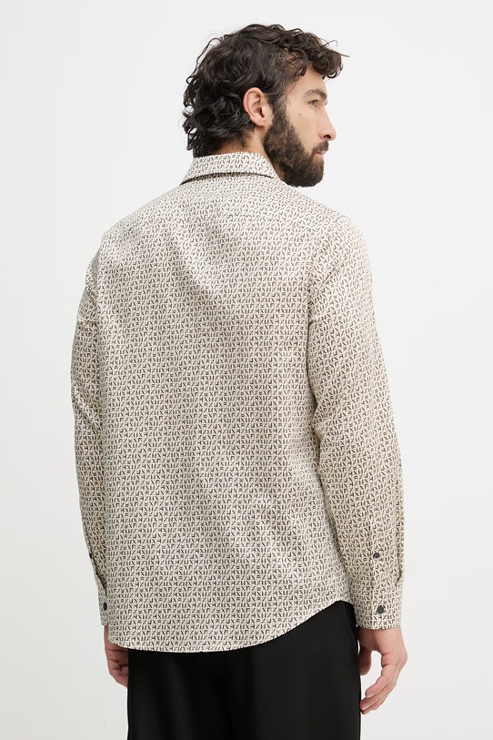 Одяг Armani Exchange сорочка чоловіча бавовняна XM001942.AF19194 бежевий