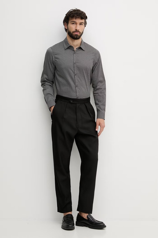 Armani Exchange рубашка мужская из хлопка XM001942.AF19194 серый SS26