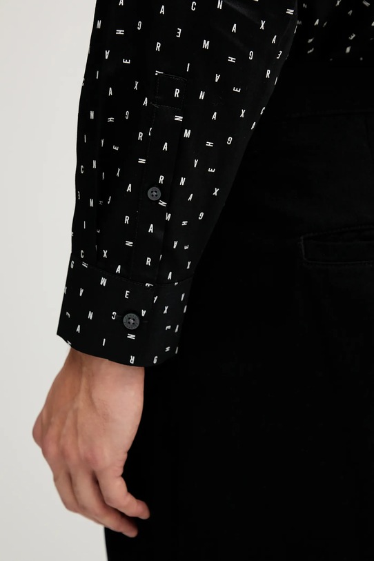 Armani Exchange koszula bawełniana XM001942.AF19194 czarny