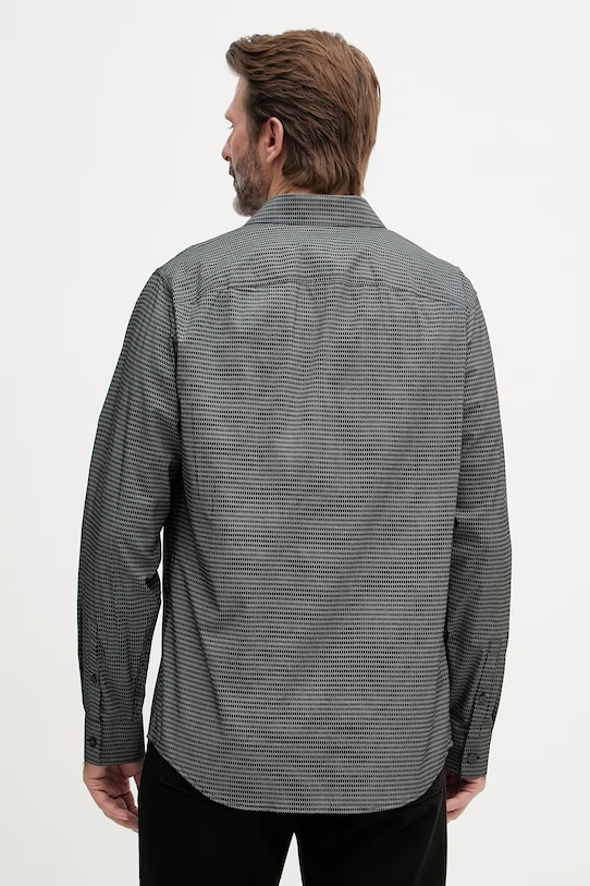 Oblečenie Armani Exchange košeľa pánska bavlnená XM001942.AF19194 čierna