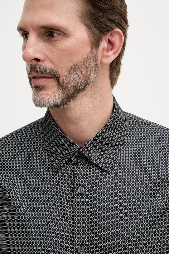 Armani Exchange сорочка чоловіча бавовняна чорний XM001942.AF19194