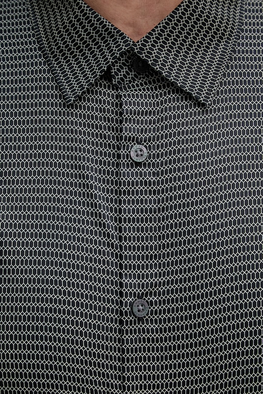 Armani Exchange košeľa pánska bavlnená XM001942.AF19194 čierna