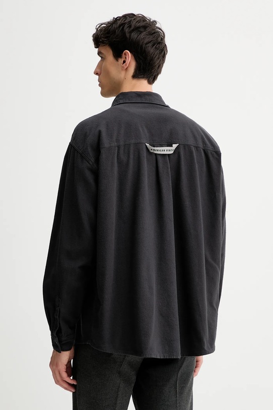 Одежда Хлопковая рубашка American Vintage MENY06A серый