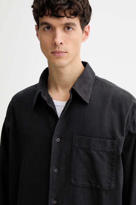 Хлопковая рубашка American Vintage серый MENY06A