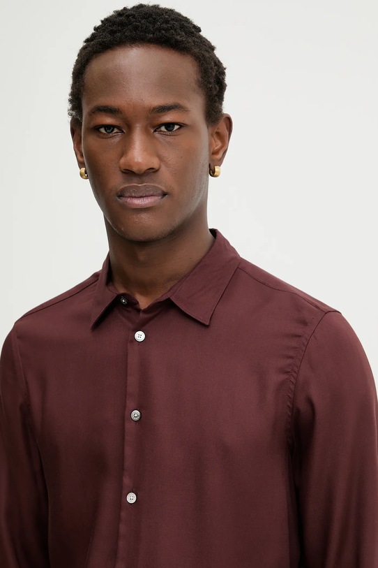 ZADIG&VOLTAIRE koszula bordowy WMSH01333