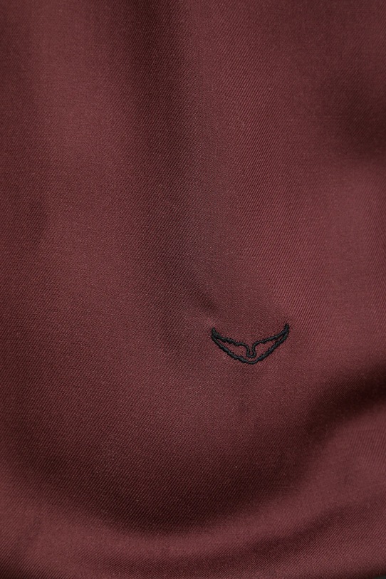 ZADIG&VOLTAIRE koszula WMSH01333 bordowy