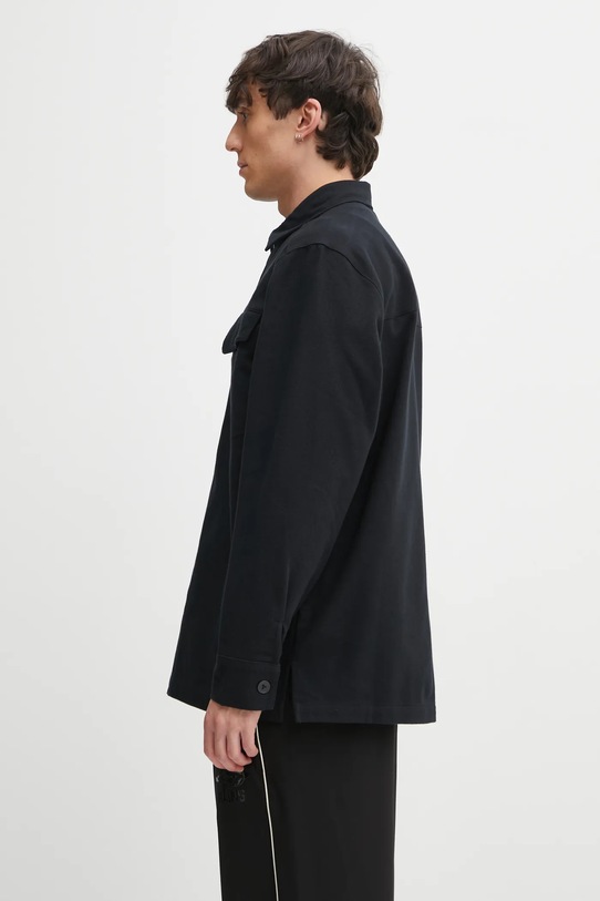 Памучна риза adidas Originals P Ess Shi JW0118 черен AW25