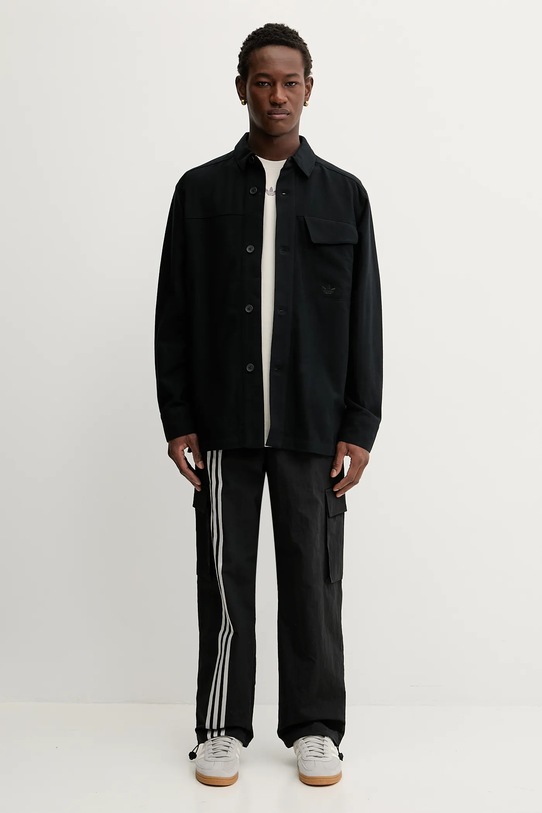 Odzież adidas Originals koszula bawełniana P Ess Shi JW0118 czarny