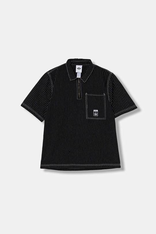adidas Originals polo de bumbac Graphic Lo Sh relaxed negru JW0171
