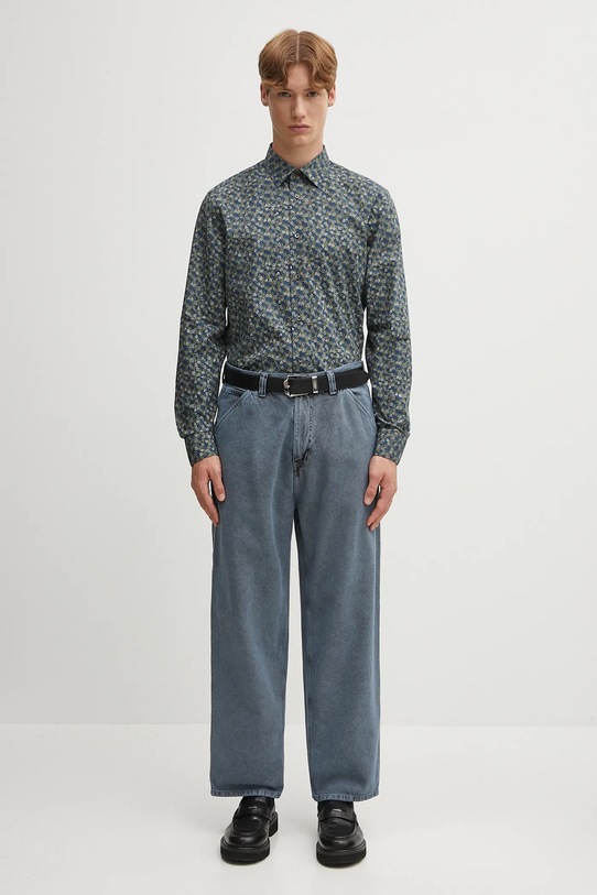 Paul Smith koszula bawełniana 0 M1R.800P.T02750 granatowy
