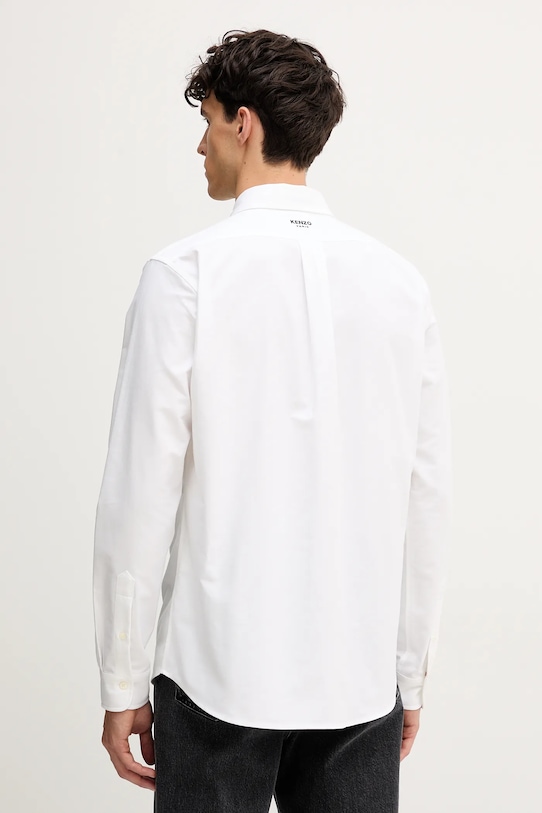 Îmbrăcăminte Kenzo cămașă din bumbac FF65CH4109LO alb