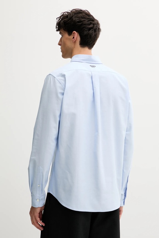 Îmbrăcăminte Kenzo cămașă din bumbac FF65CH4109LO albastru