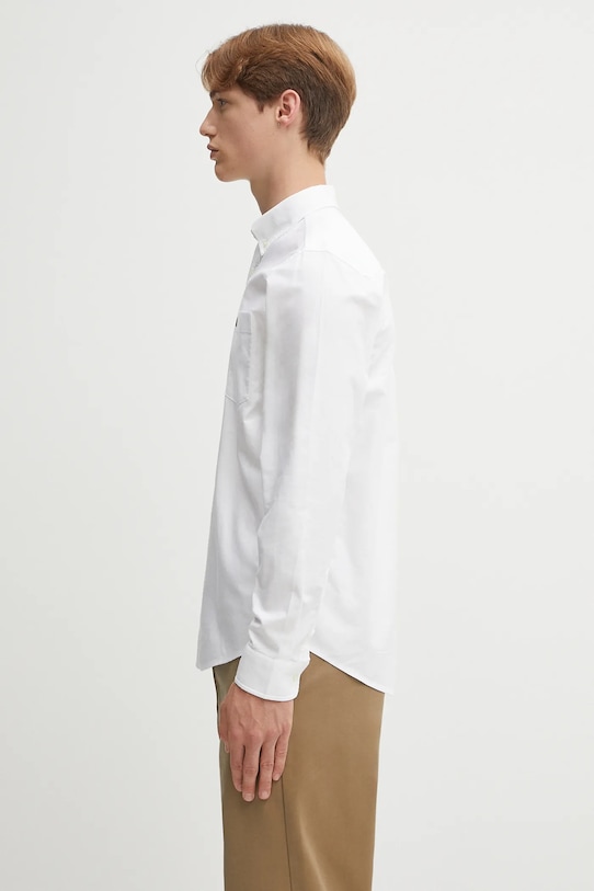 Carhartt WIP koszula bawełniana L/S C-Logo I030799.12HXX biały AW25