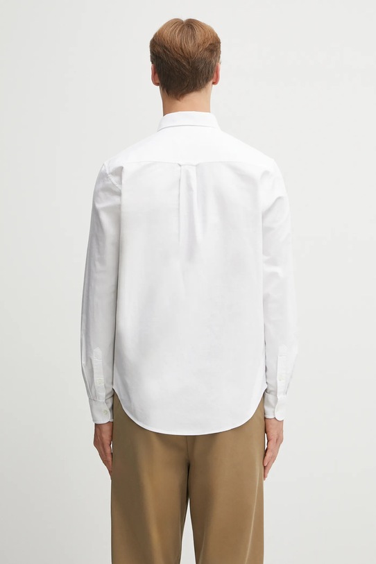 Odzież Carhartt WIP koszula bawełniana L/S C-Logo I030799.12HXX biały