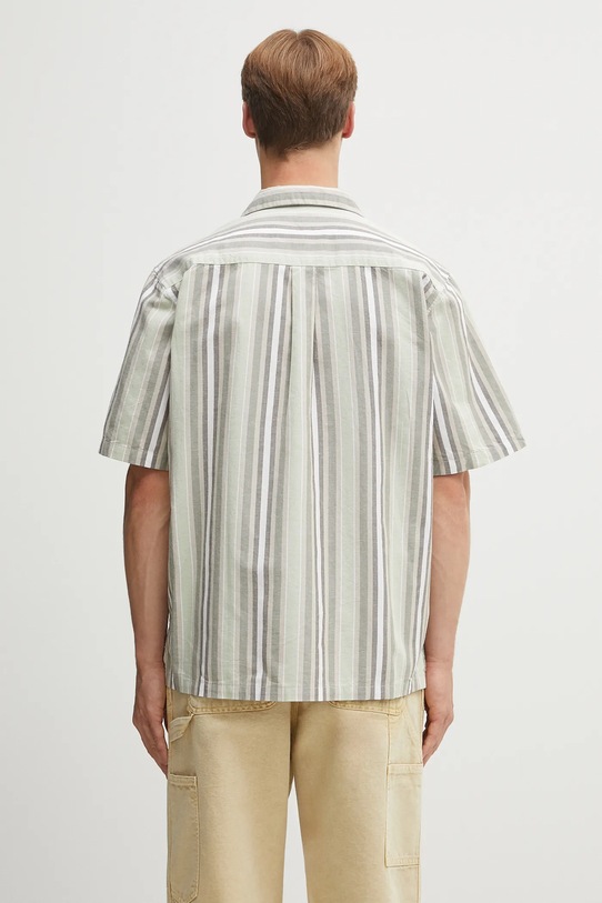 Odzież Carhartt WIP koszula z domieszką lnu S/S Folsey I035154.3G7XX beżowy