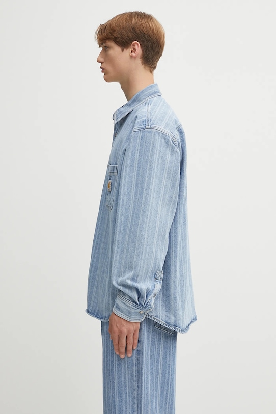 Carhartt WIP denim shirt Rylan I035567.32H12 blue AW25