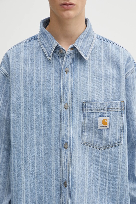 Carhartt WIP denim shirt Rylan blue I035567.32H12