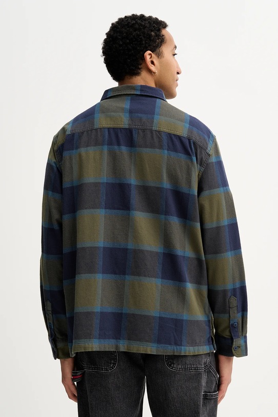 Ρούχα Βαμβακερό πουκάμισο Vans VN000P7ZF0O1 πράσινο