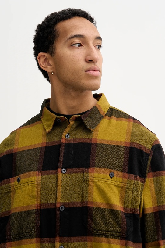 Vans koszula bawełniana zielony VN000P7ZF0H1