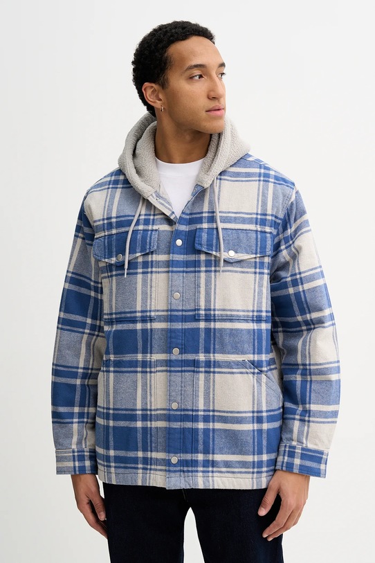 Vans kurtka bawełniana pozostałe niebieski VN000P7VF0R1