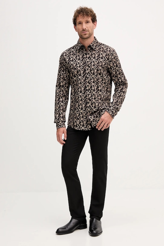 Joop! koszula bawełniana 30047197 czarny AW25