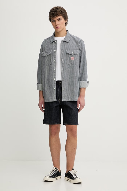 Levi's koszula bawełniana 003O2 granatowy AA00