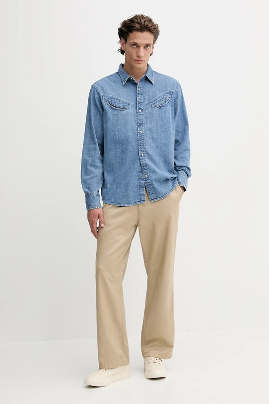 Levi's koszula jeansowa 003NS niebieski AW25