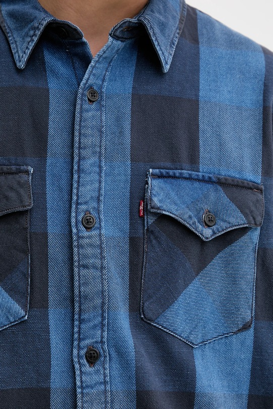 Levi's koszula bawełniana A1919.0069 niebieski