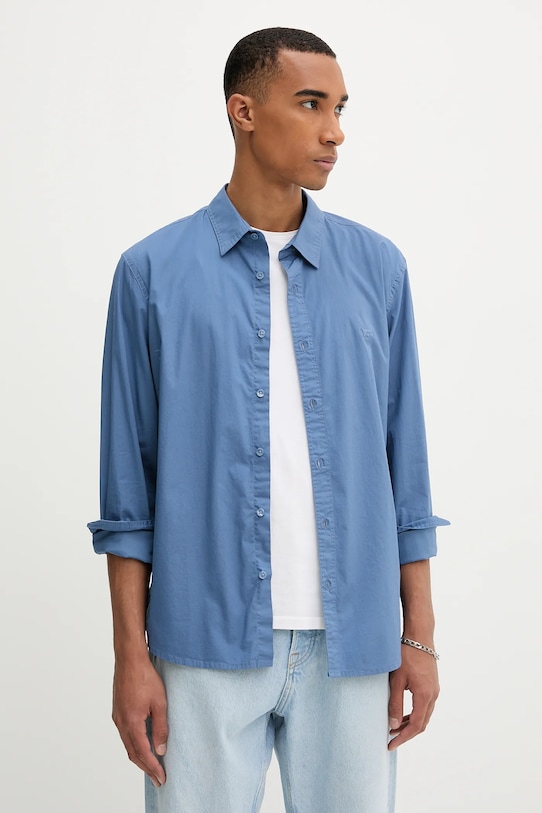 Levi's koszula z elastanem niebieski 86625.0072