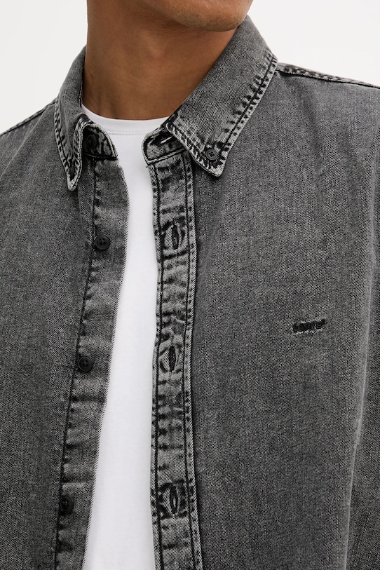 Rifľová košeľa Levi's A7210.0038 čierna
