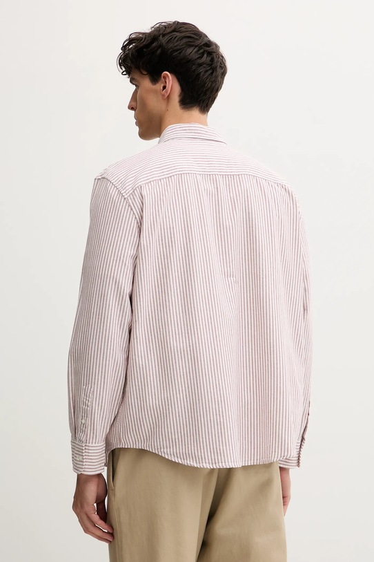 Odzież Levi's koszula bawełniana A7210.0041 bordowy