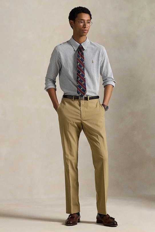 Oblečenie Bavlnená košeľa Polo Ralph Lauren 710979489 modrá