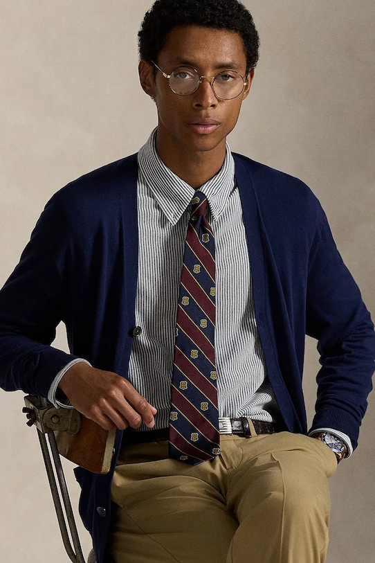 Bavlnená košeľa Polo Ralph Lauren 710979489 modrá