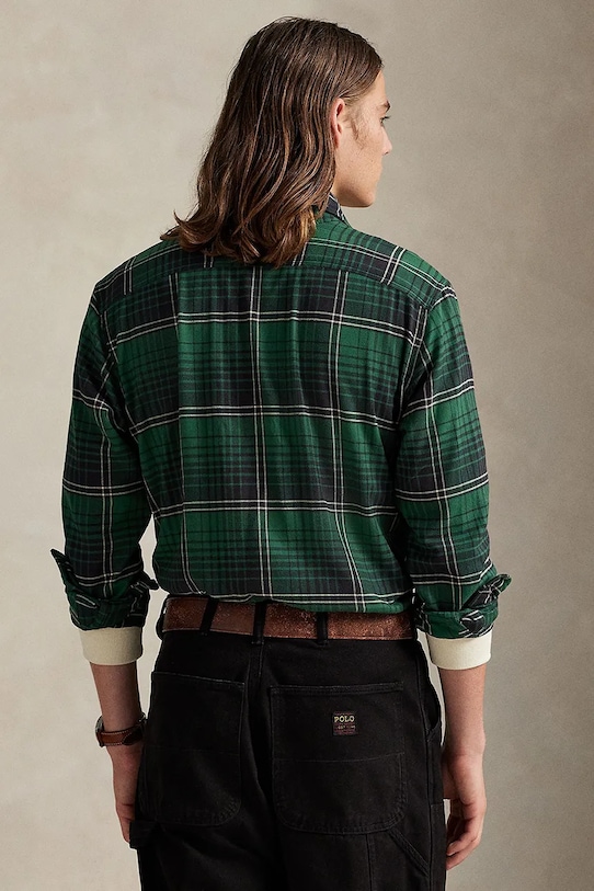 Сорочка Polo Ralph Lauren 710981525 зелений AW25