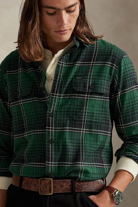 Сорочка Polo Ralph Lauren зелений 710981525