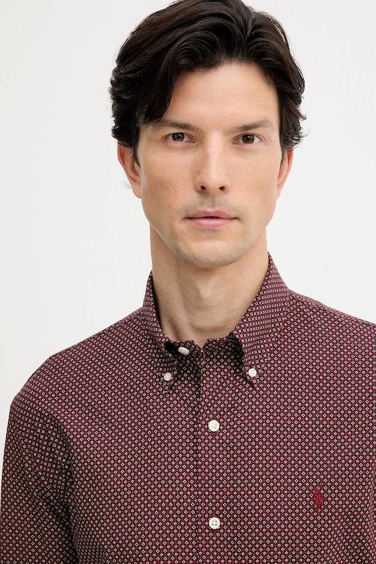 Košeľa Polo Ralph Lauren burgundské 710P00520