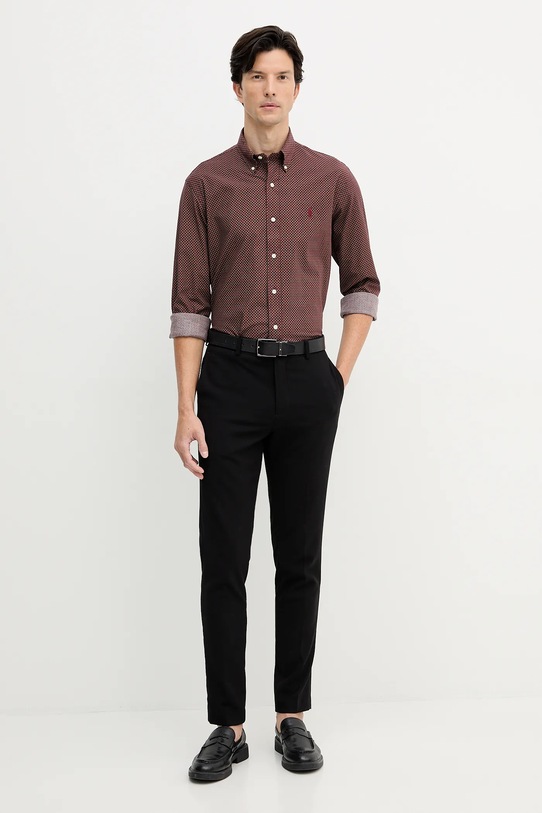 Košulja Polo Ralph Lauren 710P00520 smeđa AW25