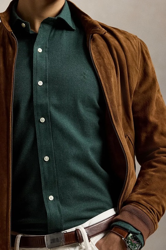 Πουκάμισο Polo Ralph Lauren μπεζ 710P00661