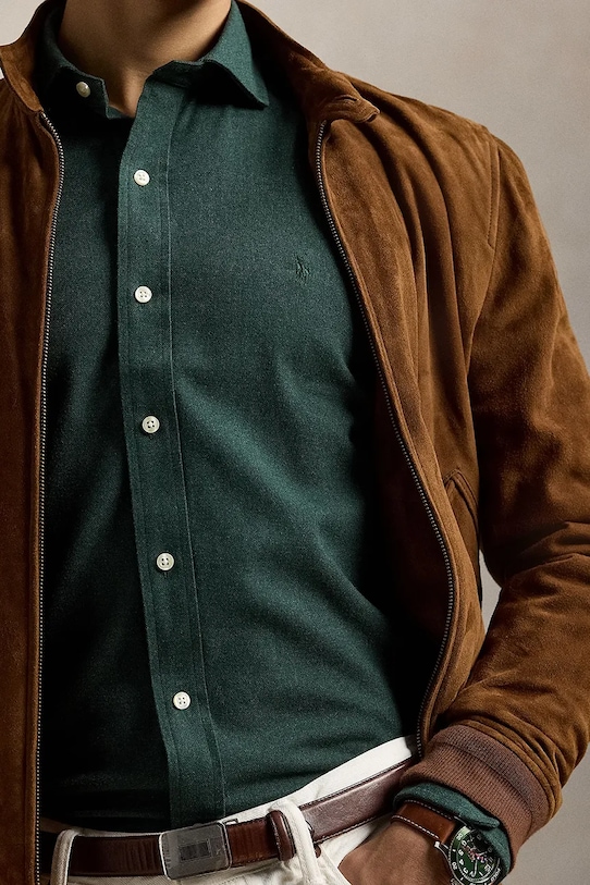 Polo Ralph Lauren cămașă verde 710P00661