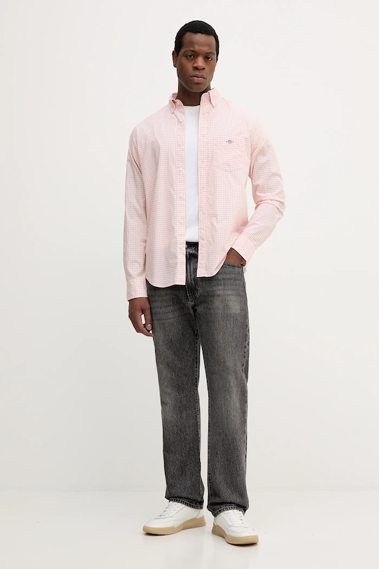 Gant cămașă din bumbac 3250149 portocaliu AW25