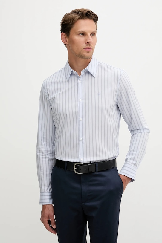Calvin Klein koszula wzorzyste niebieski LV04LD137G