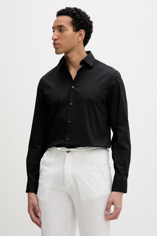 Calvin Klein koszula regular czarny LV019EU001