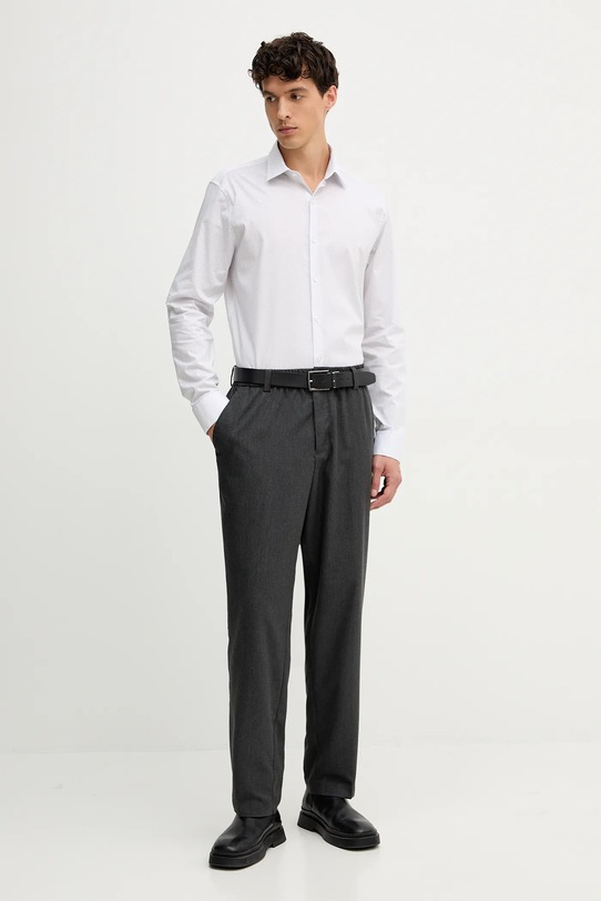 Calvin Klein koszula LV019EU041 niebieski AW25