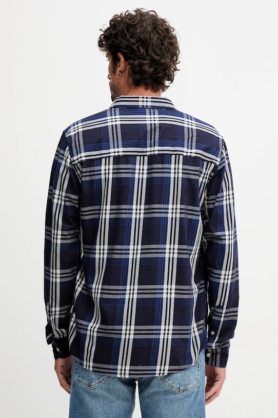 Odzież Pepe Jeans koszula bawełniana PM3090824 granatowy