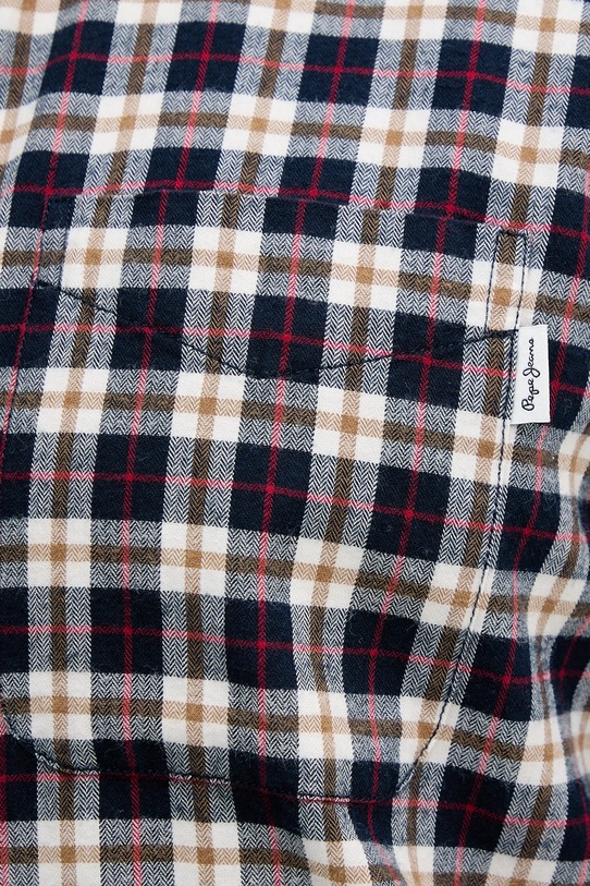 Βαμβακερό πουκάμισο Pepe Jeans PM3090825 σκούρο μπλε