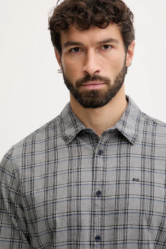 Бавовняна сорочка Pepe Jeans сірий PM3090830