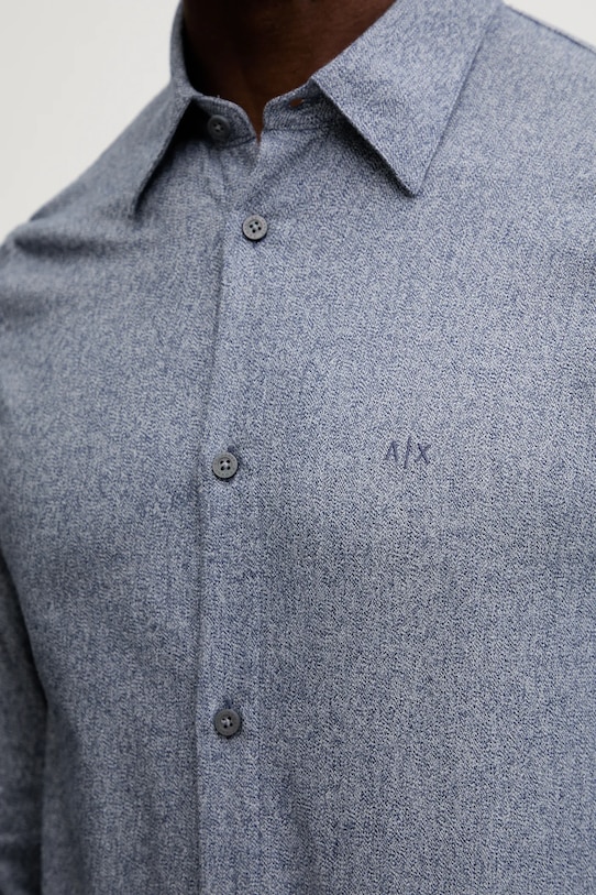 Bavlnená košeľa Armani Exchange XM001147.AF16610 modrá