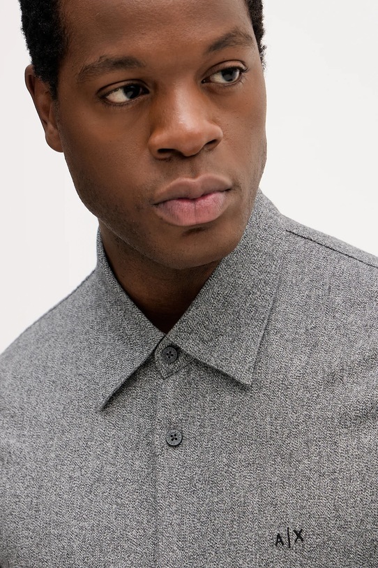 Armani Exchange koszula bawełniana szary XM001147.AF16610
