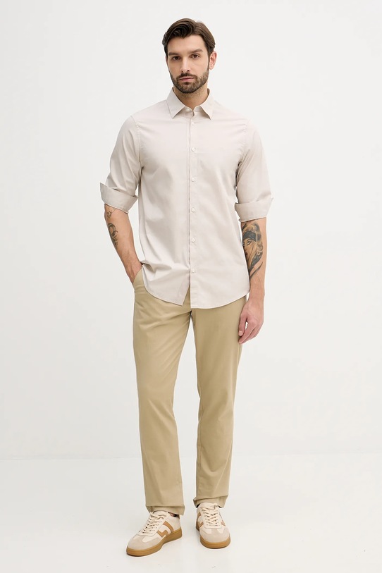 Armani Exchange cămașă XM001500.AF16676 bej AW25